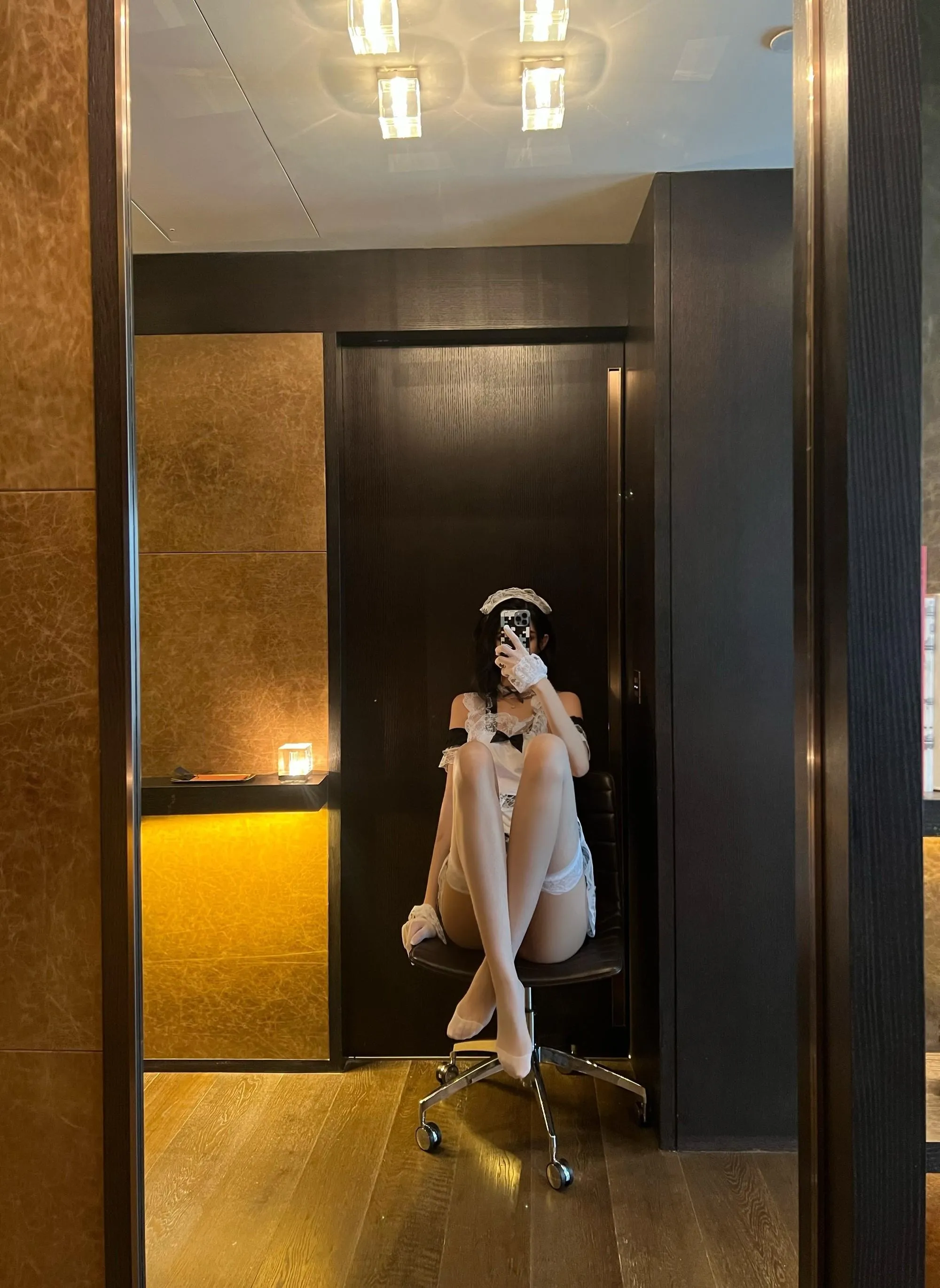 NO.010 葛征 –  白si女仆超性感套装 [36P]插图4